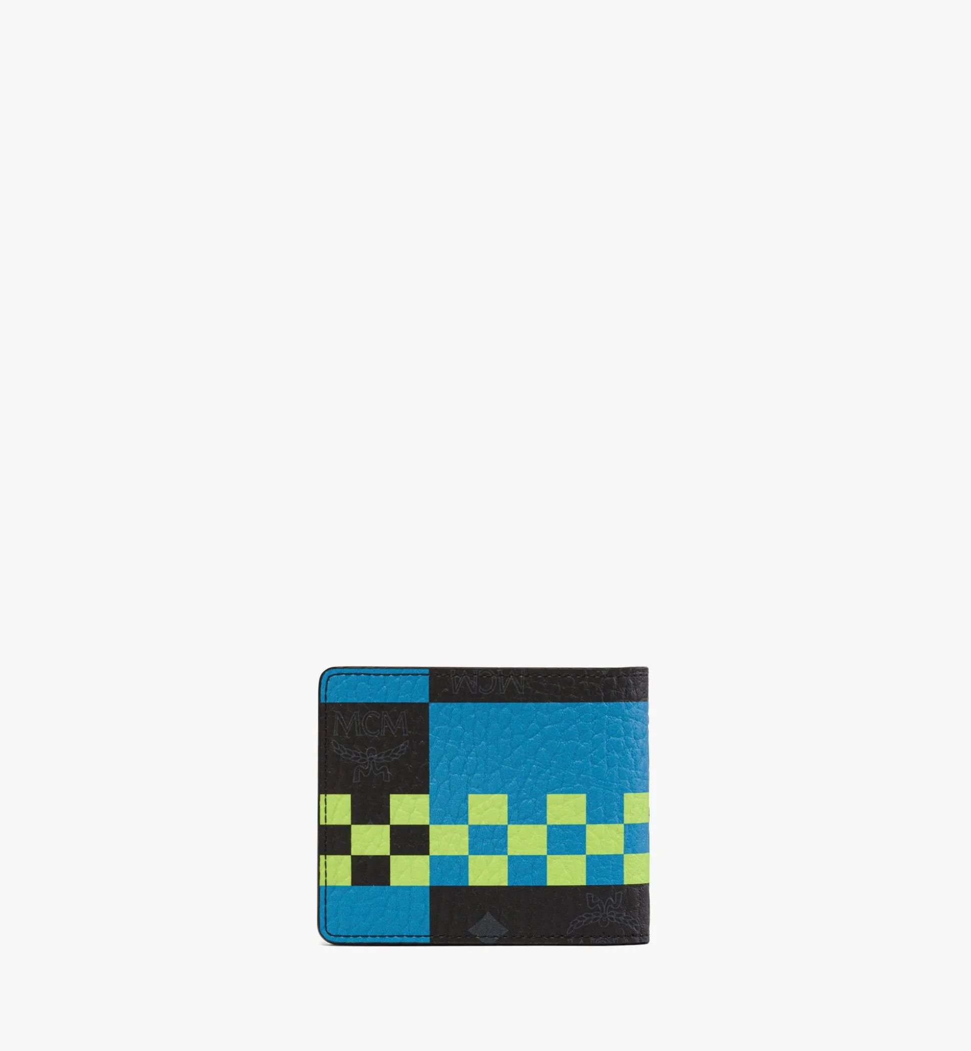 Gefaltetes Portemonnaie In Checkerboard Visetos