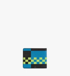 Gefaltetes Portemonnaie In Checkerboard Visetos
