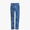 Gelaserte Denim-Jeans Fur Herren