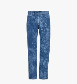 Gelaserte Denim-Jeans Fur Herren