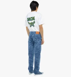 Gelaserte Denim-Jeans Fur Herren