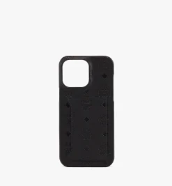 Hulle Fur Iphone 14 Pro Max Aus Leder Mit Gepragtem Monogramm