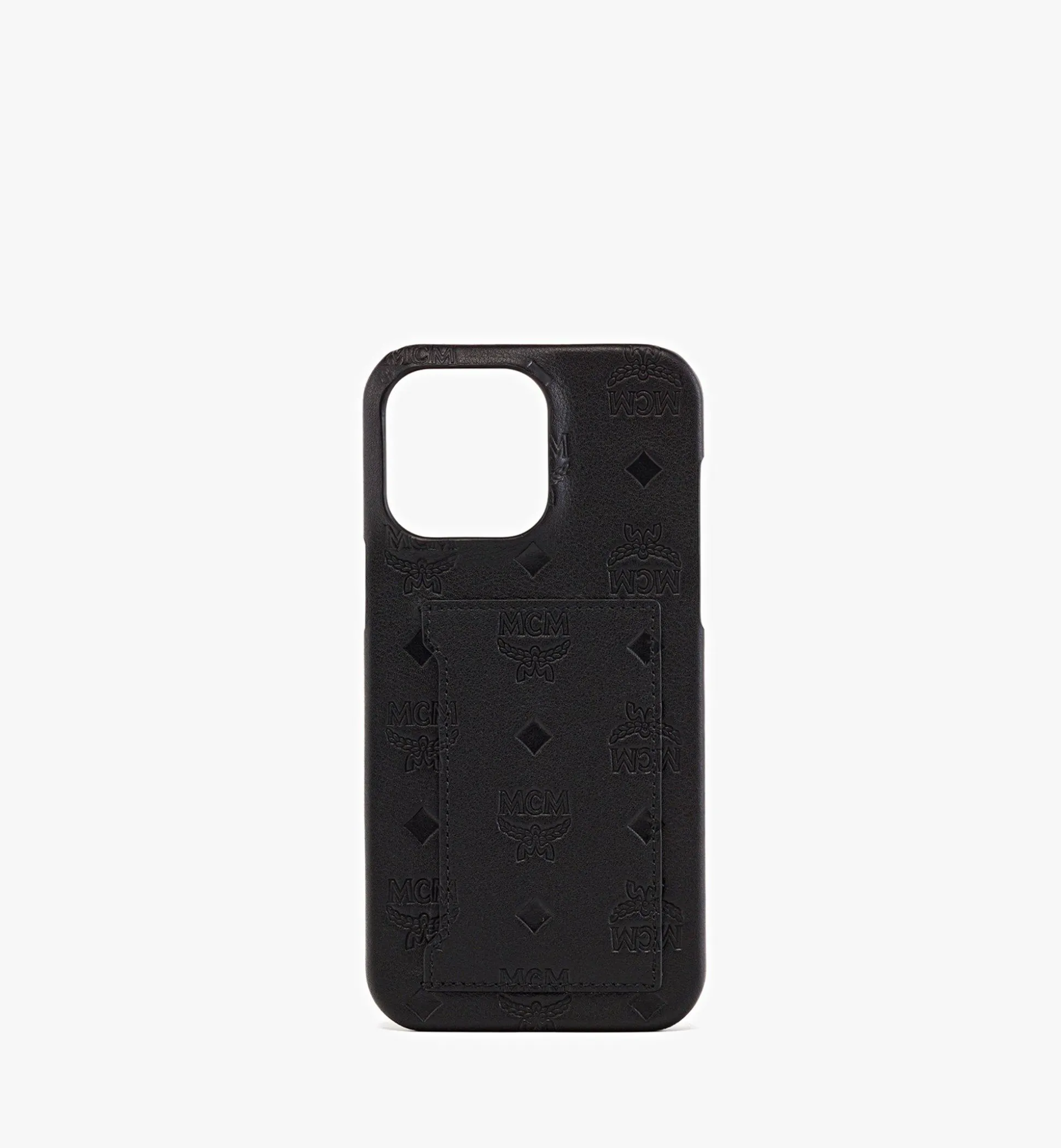 Hulle Fur Iphone 14 Pro Max Aus Leder Mit Gepragtem Monogramm