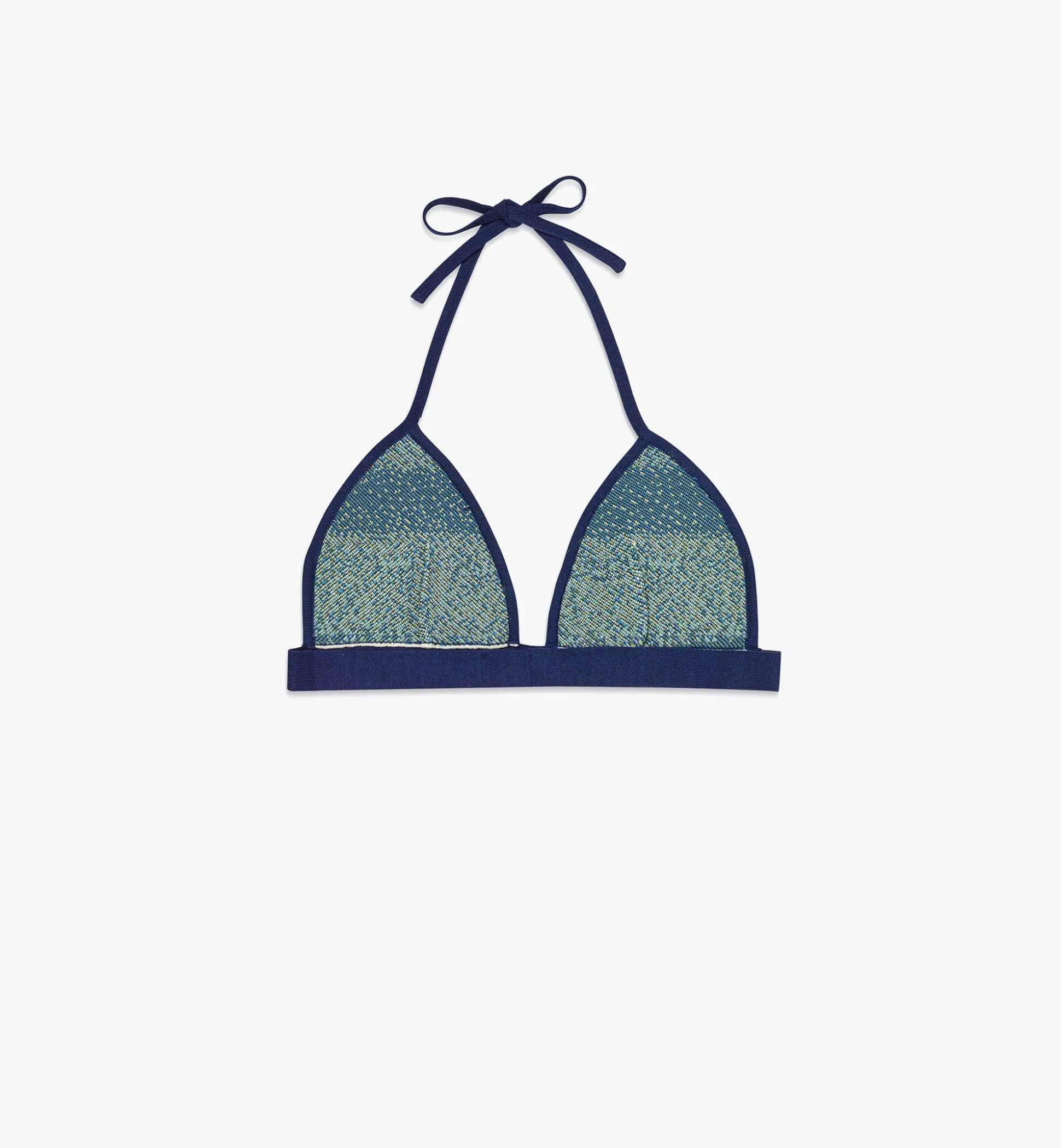 Jacquard-Bikinioberteil