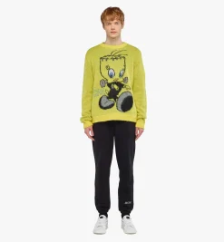 Jacquard-Pullover Looney Tunes X Mcm Aus Mohair Fur Herren
