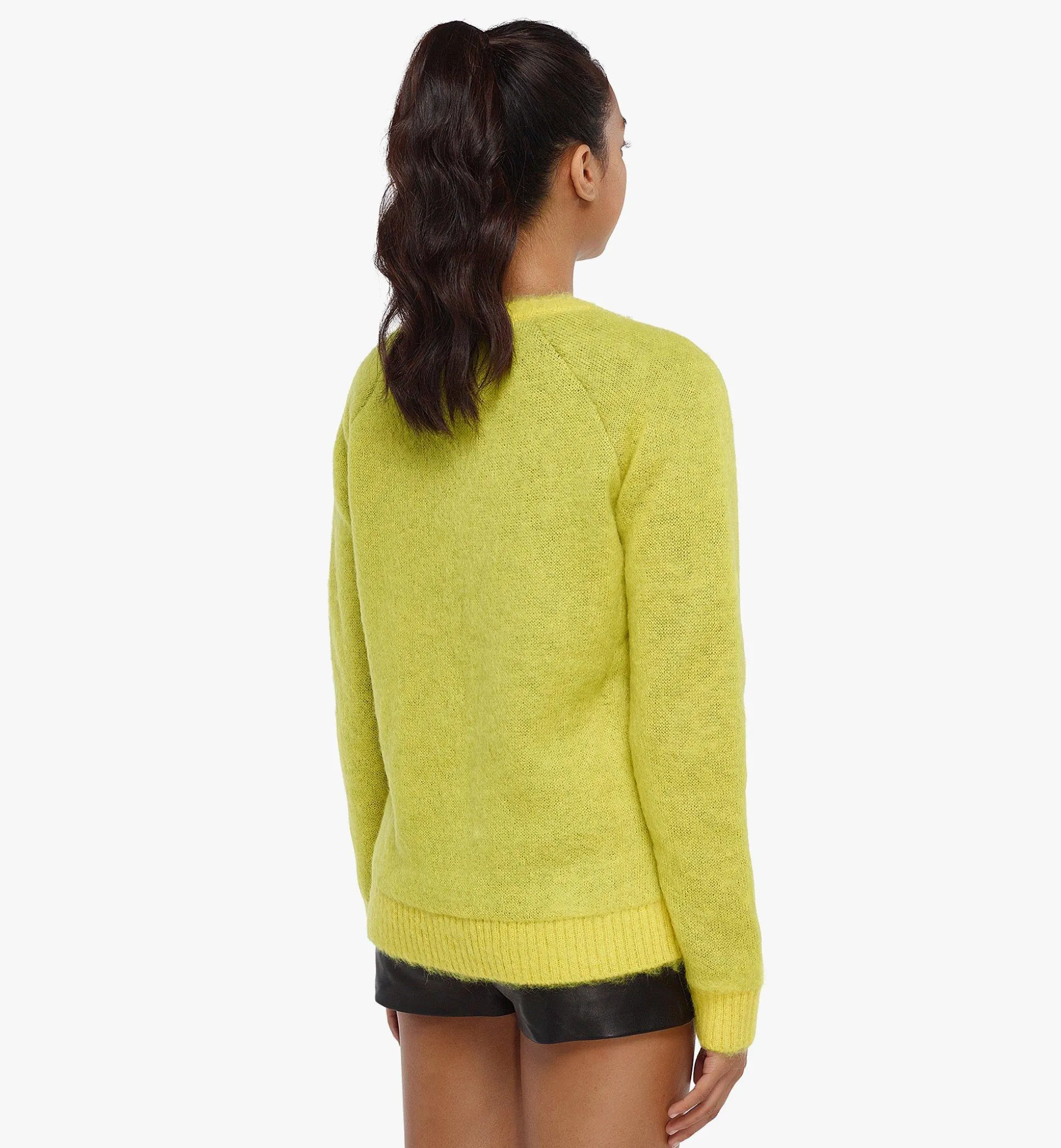Jacquard-Pullover Looney Tunes X Mcm Aus Mohair Fur Damen