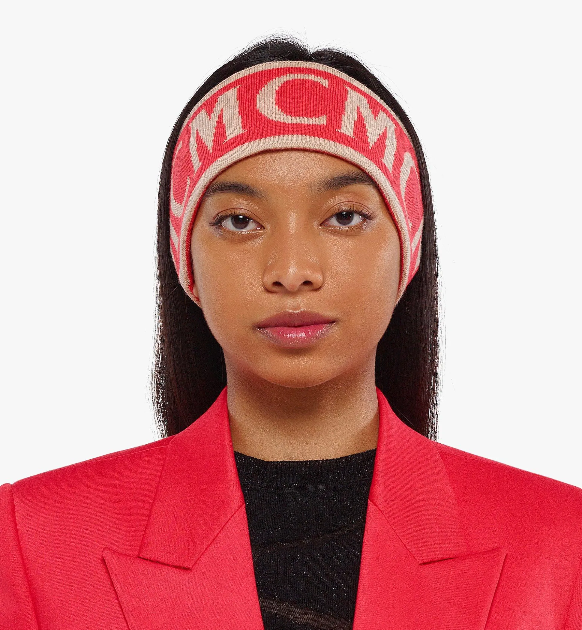 Jacquard-Stirnband Mit Mcm-Monogramm