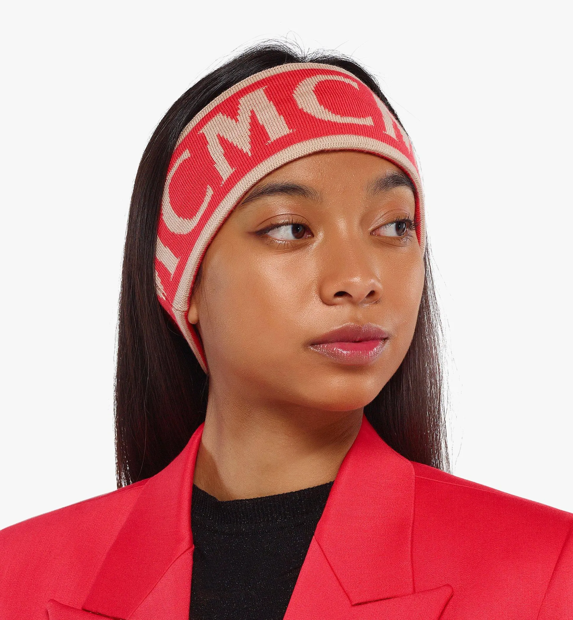Jacquard-Stirnband Mit Mcm-Monogramm
