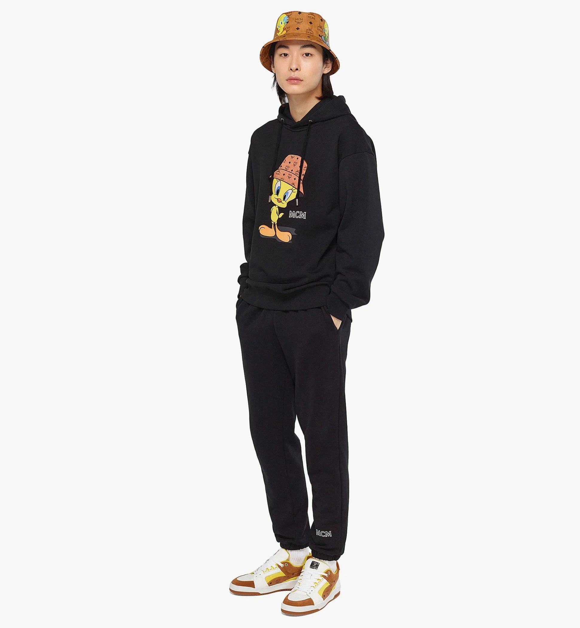 Kapuzenpulli Looney Tunes X Mcm Aus Bio-Baumwolle Fur Herren