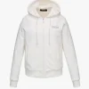 Kapuzenpulli Mcm Essentials Aus Bio-Baumwolle Mit Reissverschluss Und Logo Fur Damen