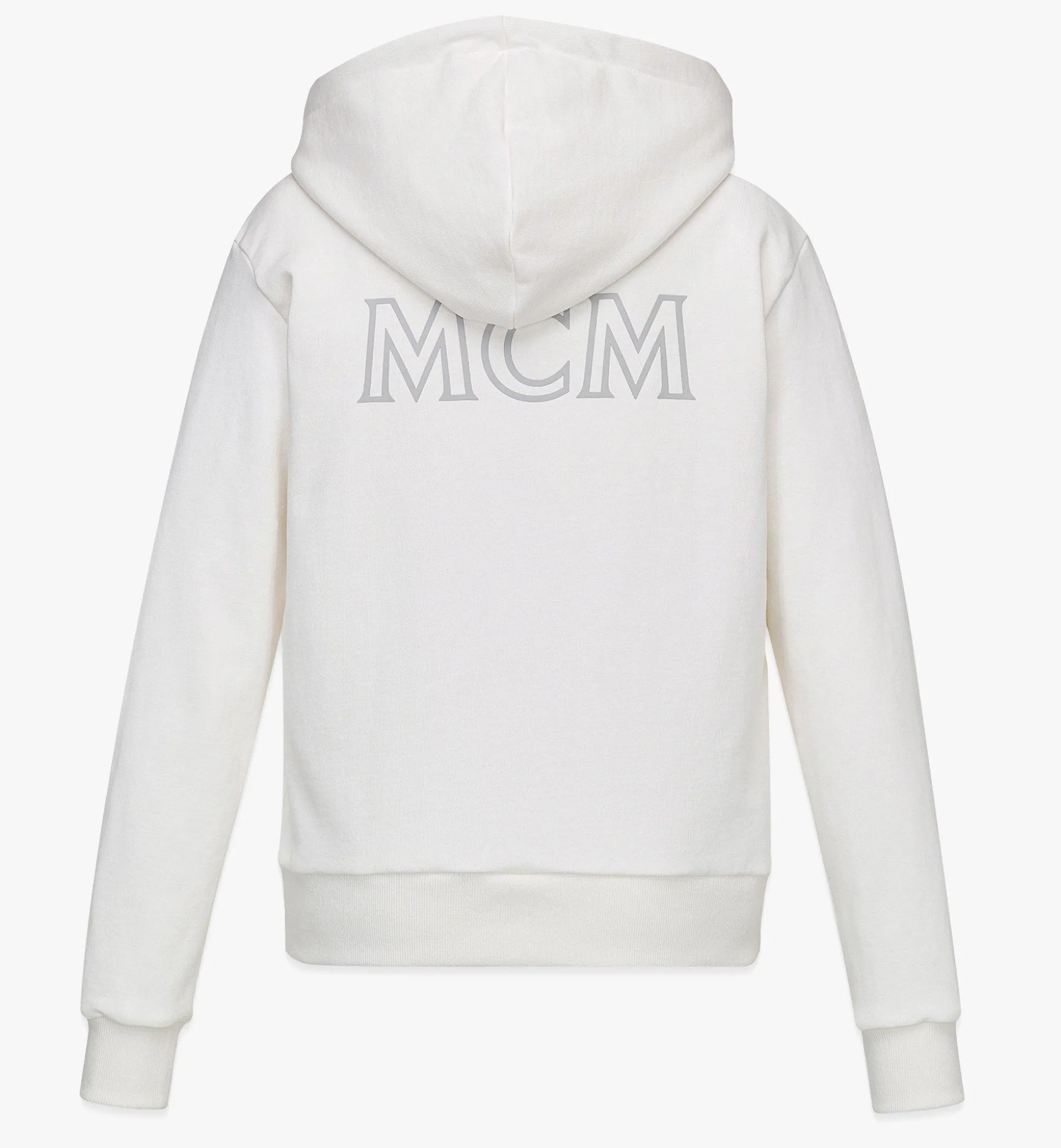 Kapuzenpulli Mcm Essentials Aus Bio-Baumwolle Mit Reissverschluss Und Logo Fur Damen