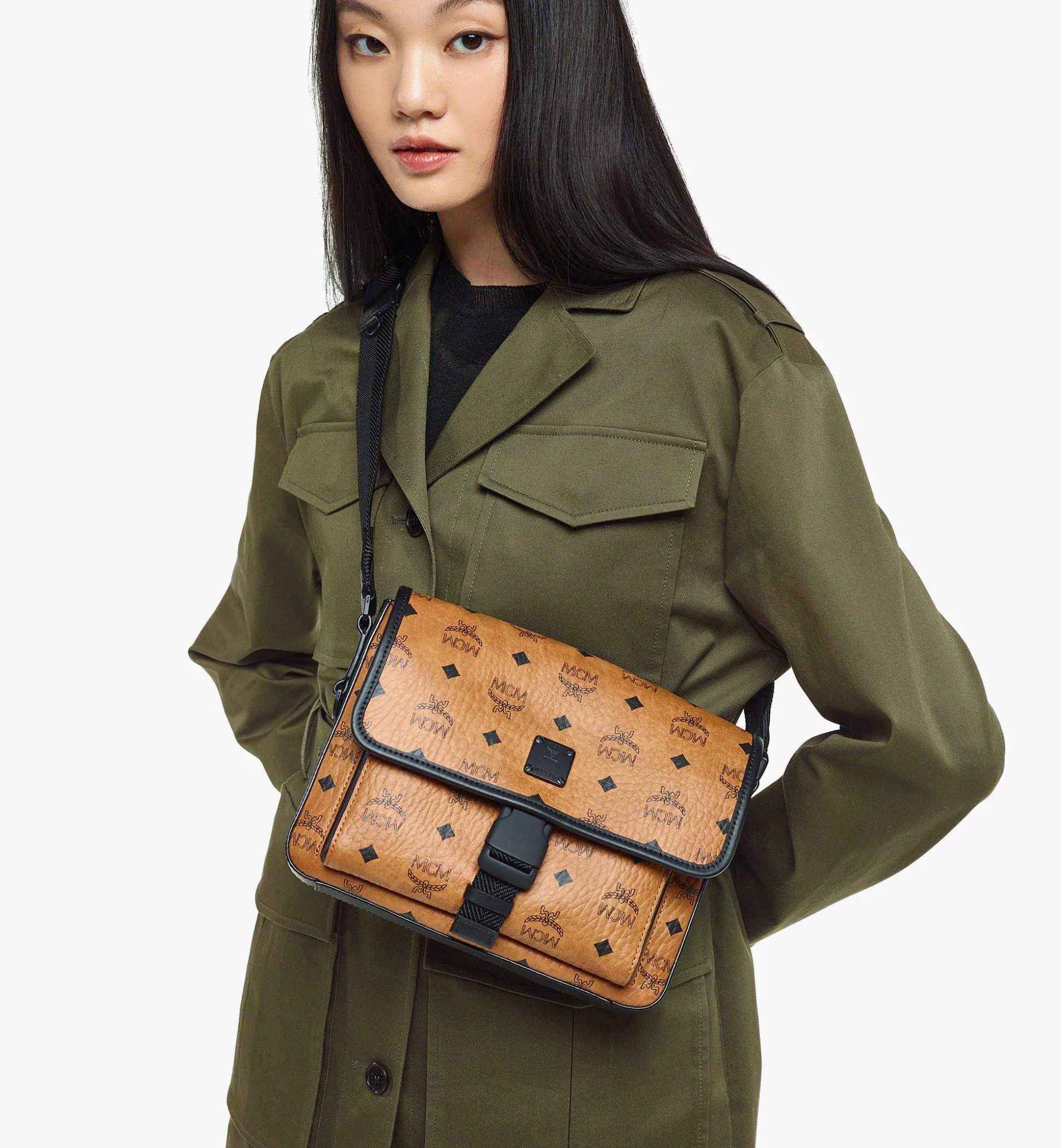 Klassik Messenger-Tasche In Visetos