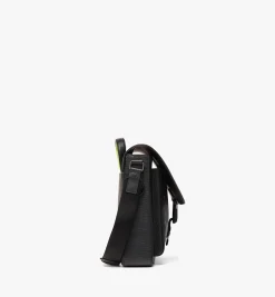 Klassik Messenger-Tasche In Visetos Leder-Mix