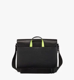 Klassik Messenger-Tasche In Visetos Leder-Mix