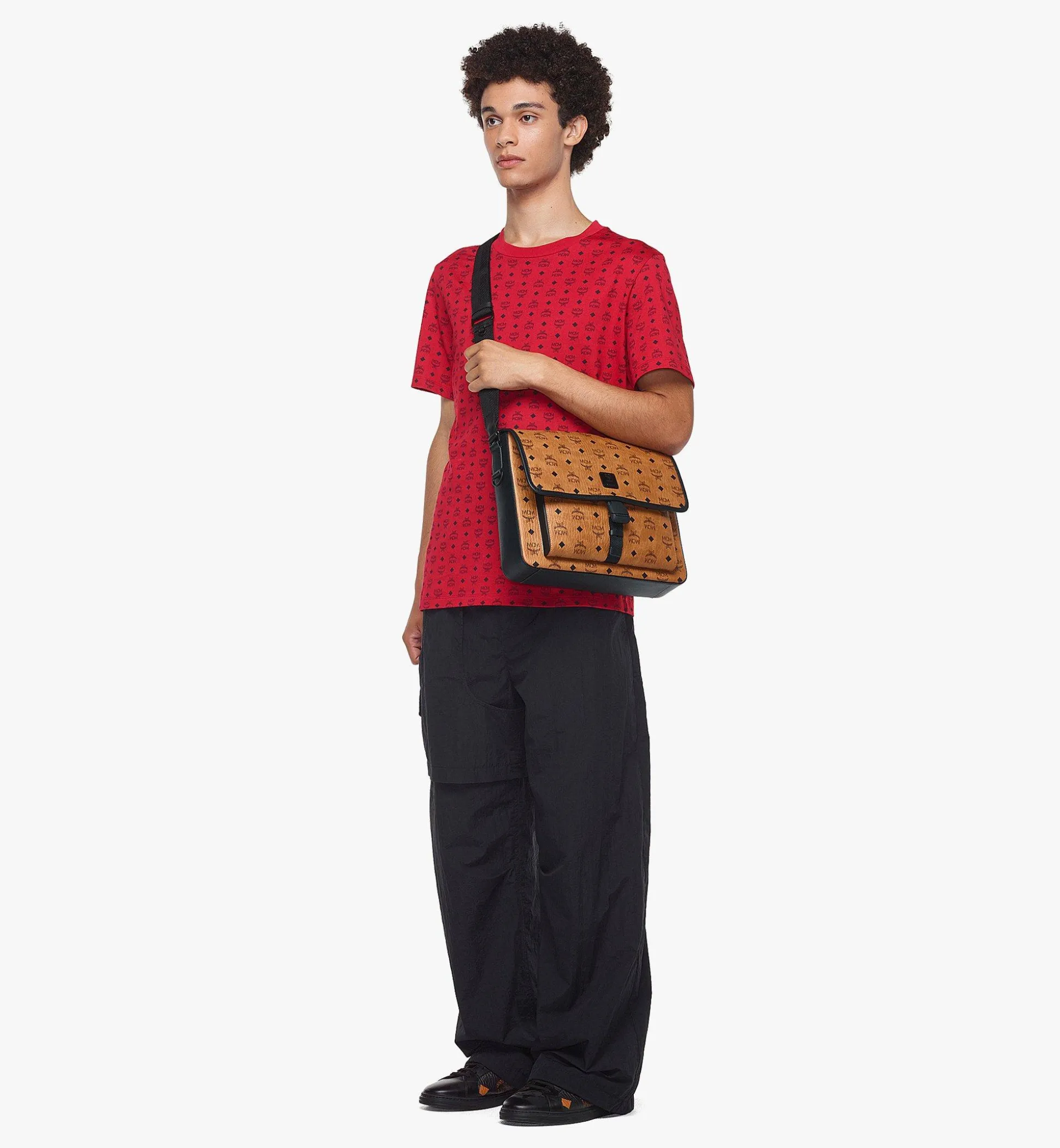 Klassik Messenger-Tasche In Visetos