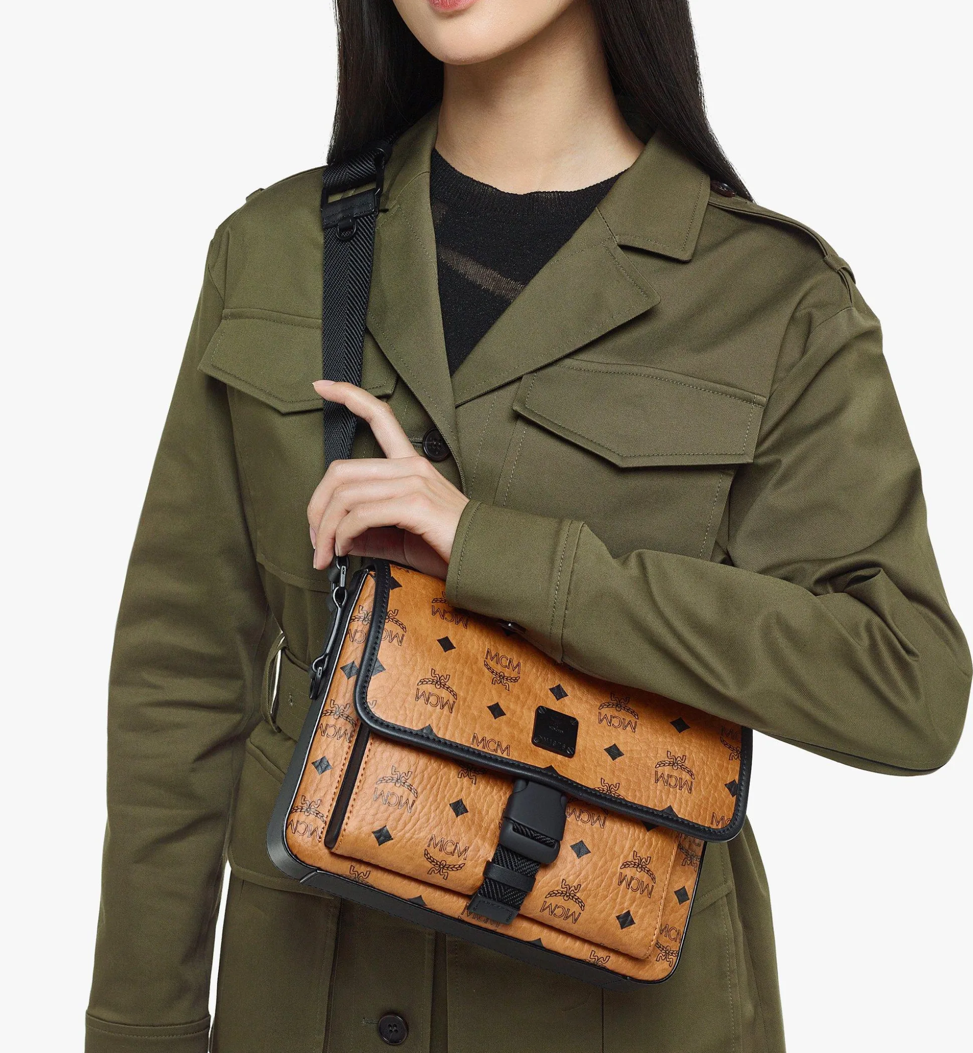 Klassik Messenger-Tasche In Visetos