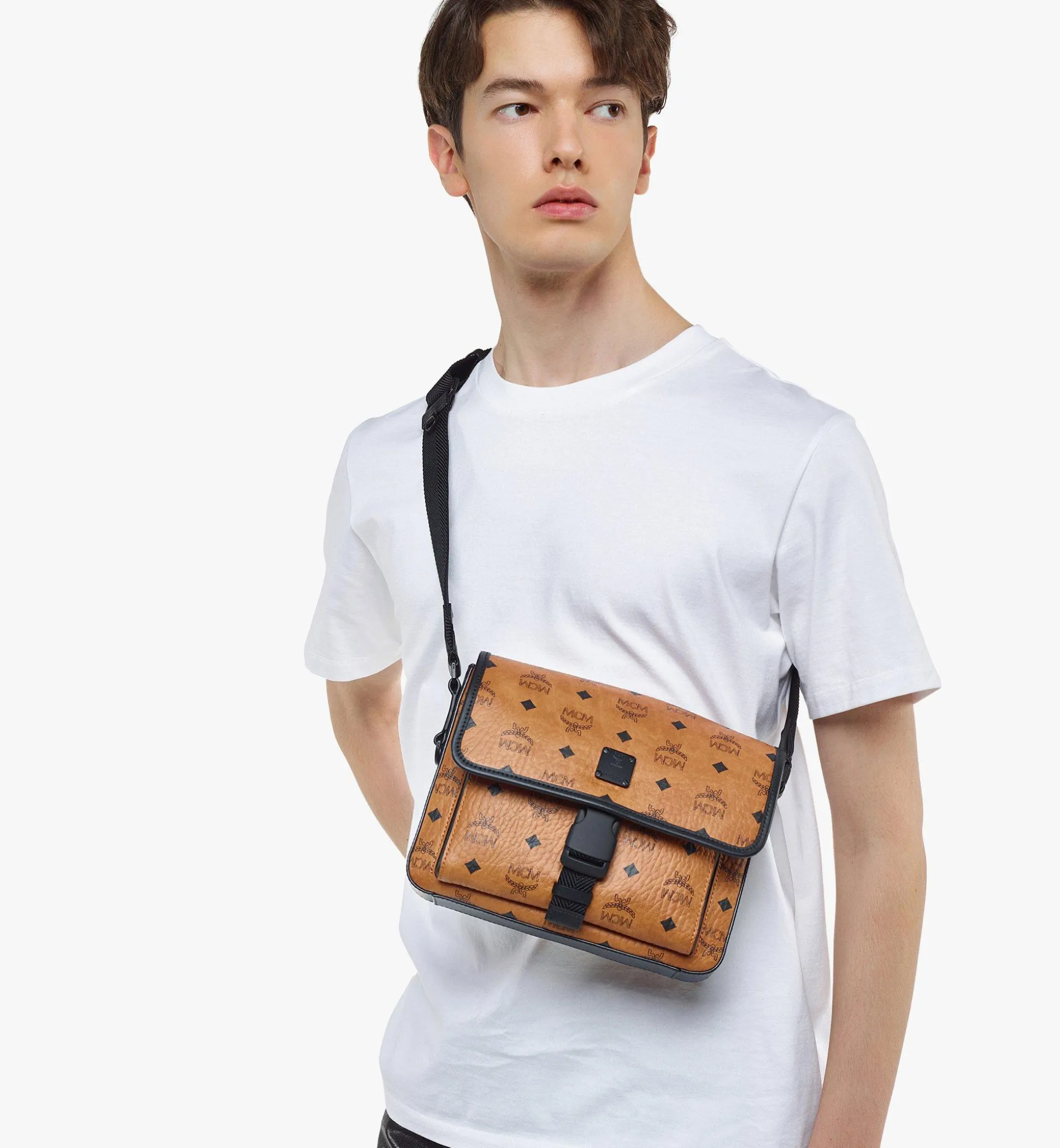 Klassik Messenger-Tasche In Visetos