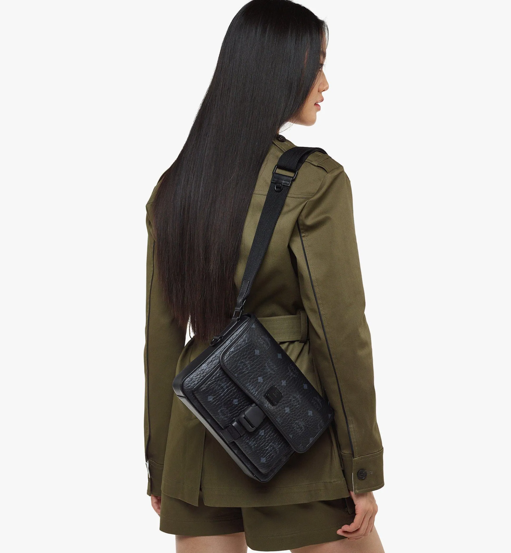 Klassik Messenger-Tasche In Visetos