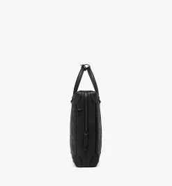 Klassik Tragetasche Aus Leder Mit Monogramm
