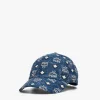 Klassische Kappe In Vintage Denim Jacquard