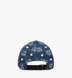 Klassische Kappe In Vintage Denim Jacquard