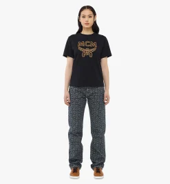 Klassisches T-Shirt Mit Logo Fur Damen