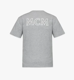Logo-T-Shirt Mcm Essentials Aus Bio-Baumwolle Fur Damen