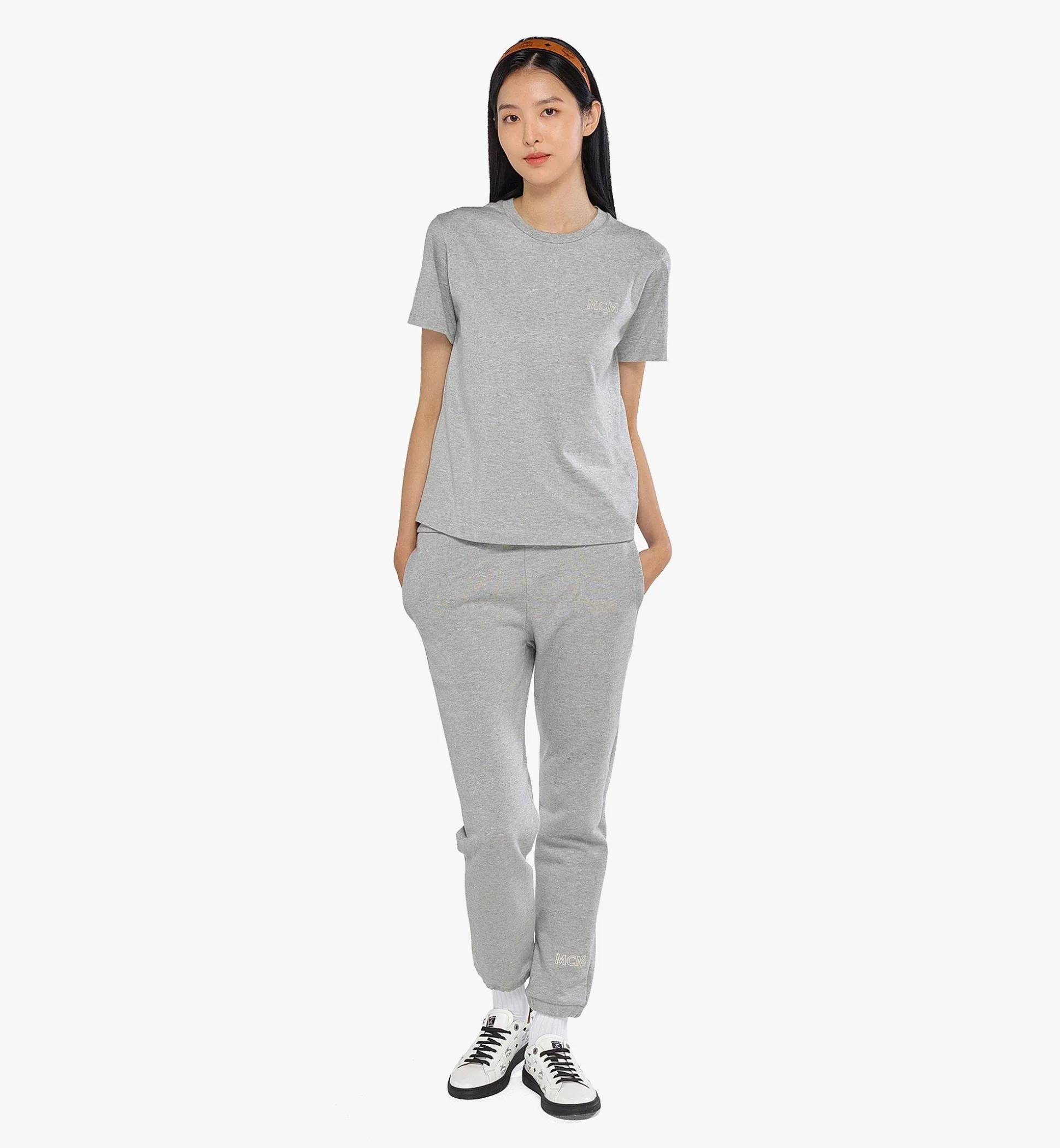 Logo-T-Shirt Mcm Essentials Aus Bio-Baumwolle Fur Damen