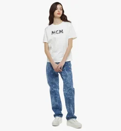 Logo-T-Shirt Meta Safari Fur Damen