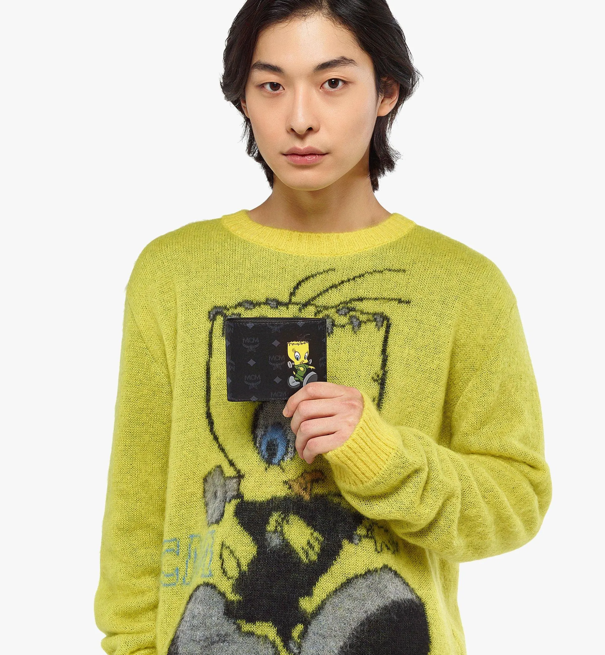 Looney Tunes X Mcm Gefaltetes Portemonnaie In Visetos