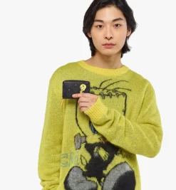 Looney Tunes X Mcm Portemonnaie Mit Rundum-Reissverschluss In Visetos