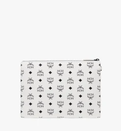 Looney Tunes X Mcm Reissverschluss-Pouch In Visetos Mit Handgelenksband