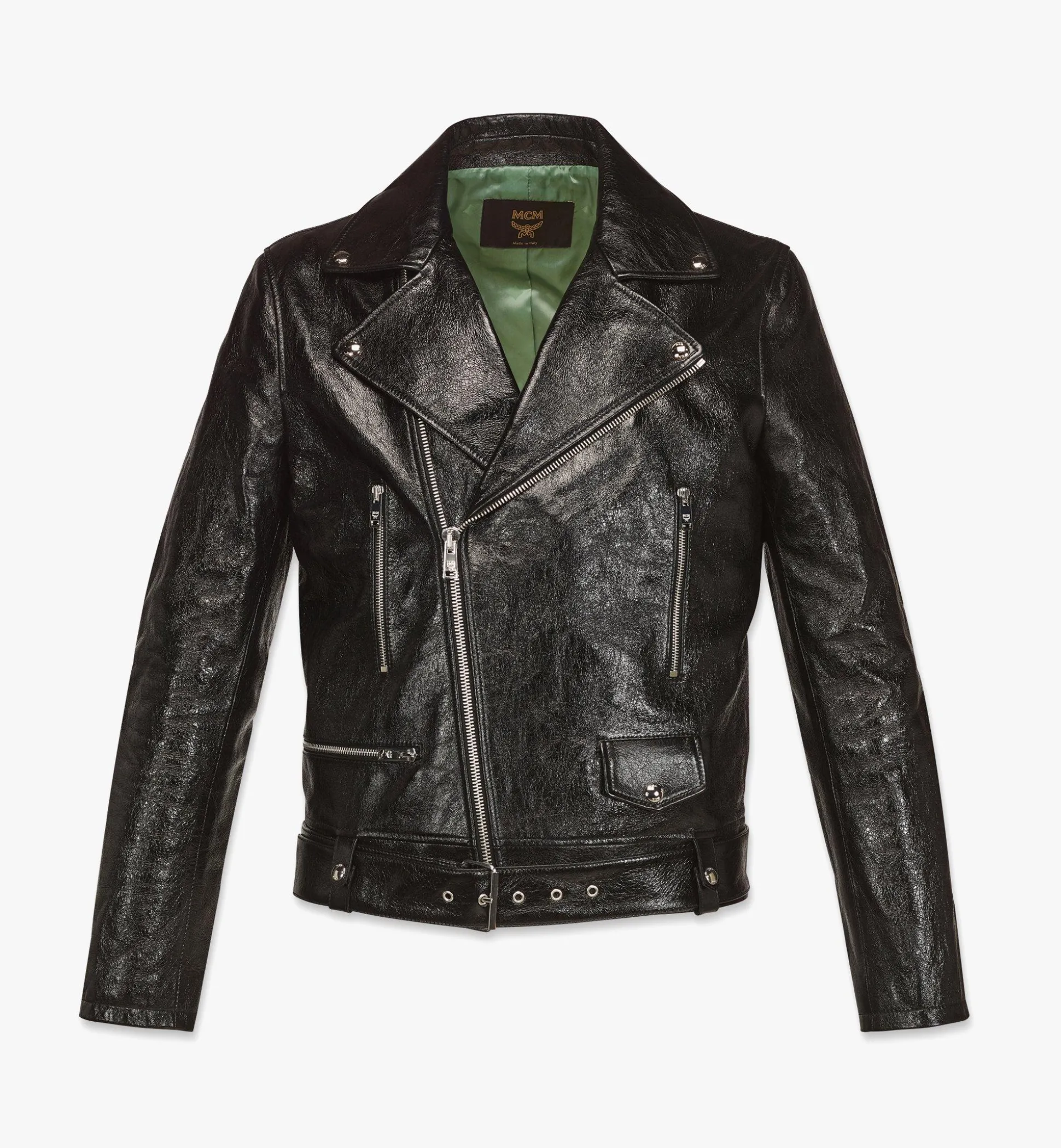 Mcmotor Bikerjacke Aus Lammleder