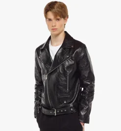 Mcmotor Bikerjacke Aus Lammleder