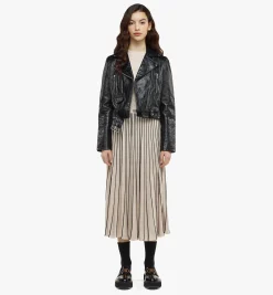 Mcmotor Bikerjacke Aus Lammleder