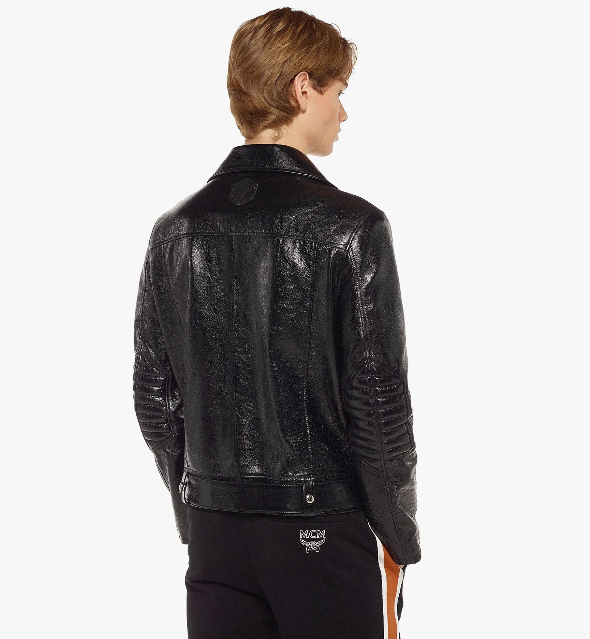 Mcmotor Bikerjacke Aus Lammleder
