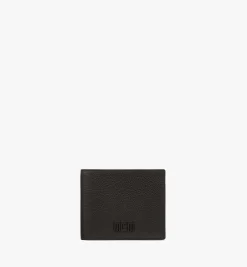 Mcm Tech Gefaltetes Portemonnaie Aus Gepragtem, Spanischem Leder