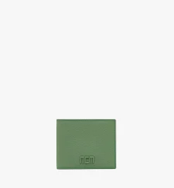 Mcm Tech Gefaltetes Portemonnaie Aus Spanischem Leder