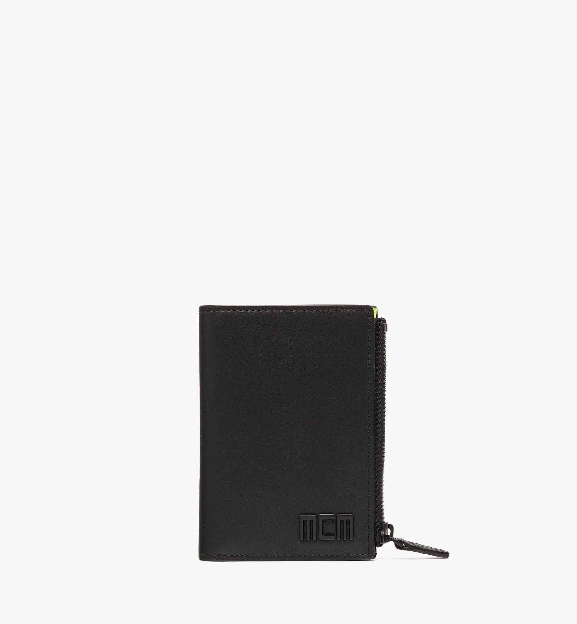 Mcm Tech Gefaltetes Portemonnaie Mit Schnappverschluss In Visetos Leder-Mix
