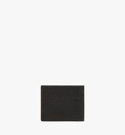 Mcm Tech Gefaltetes Portemonnaie Aus Gepragtem, Spanischem Leder
