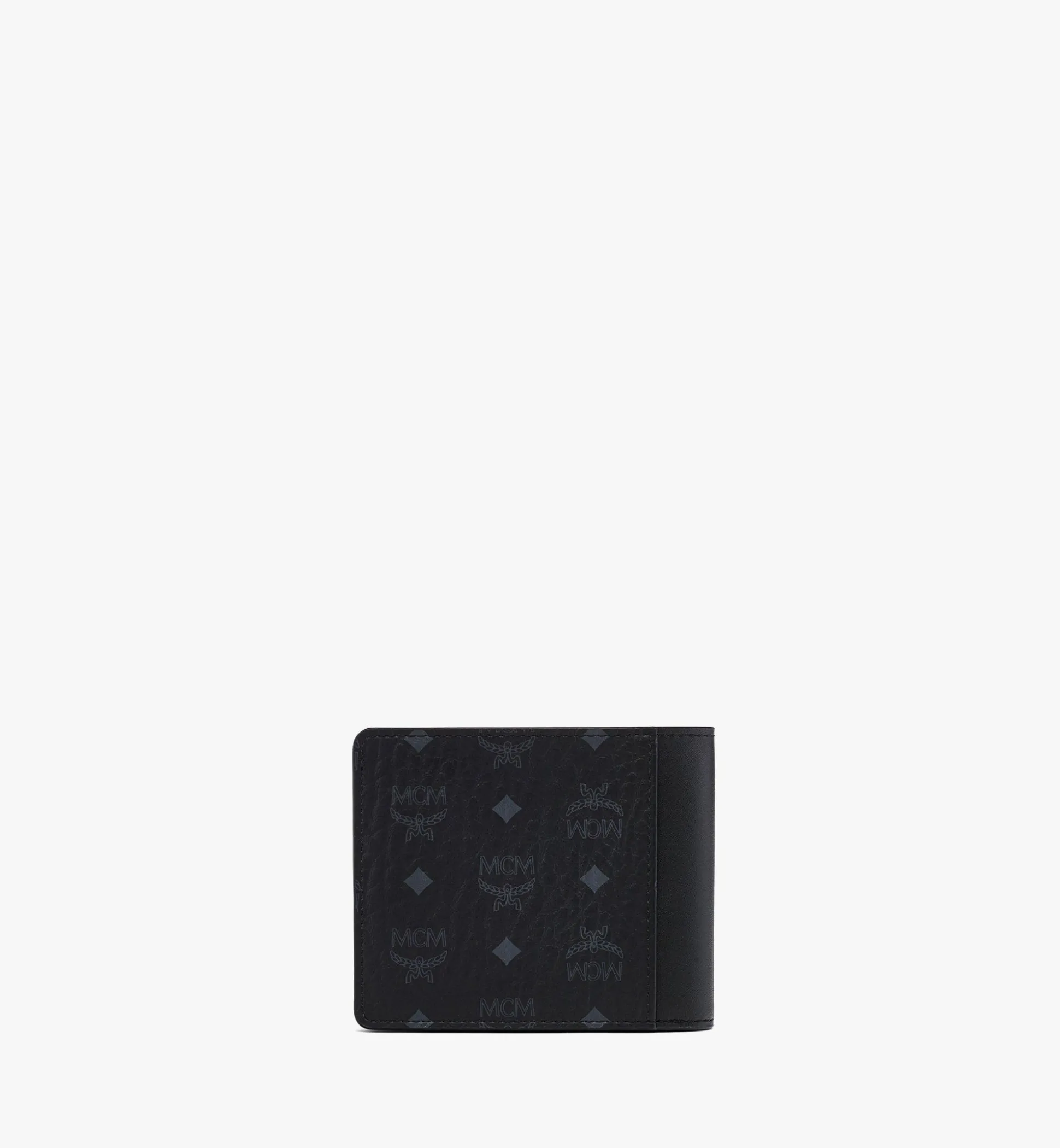 Mcm Tech Gefaltetes Portemonnaie In Visetos Leder-Mix