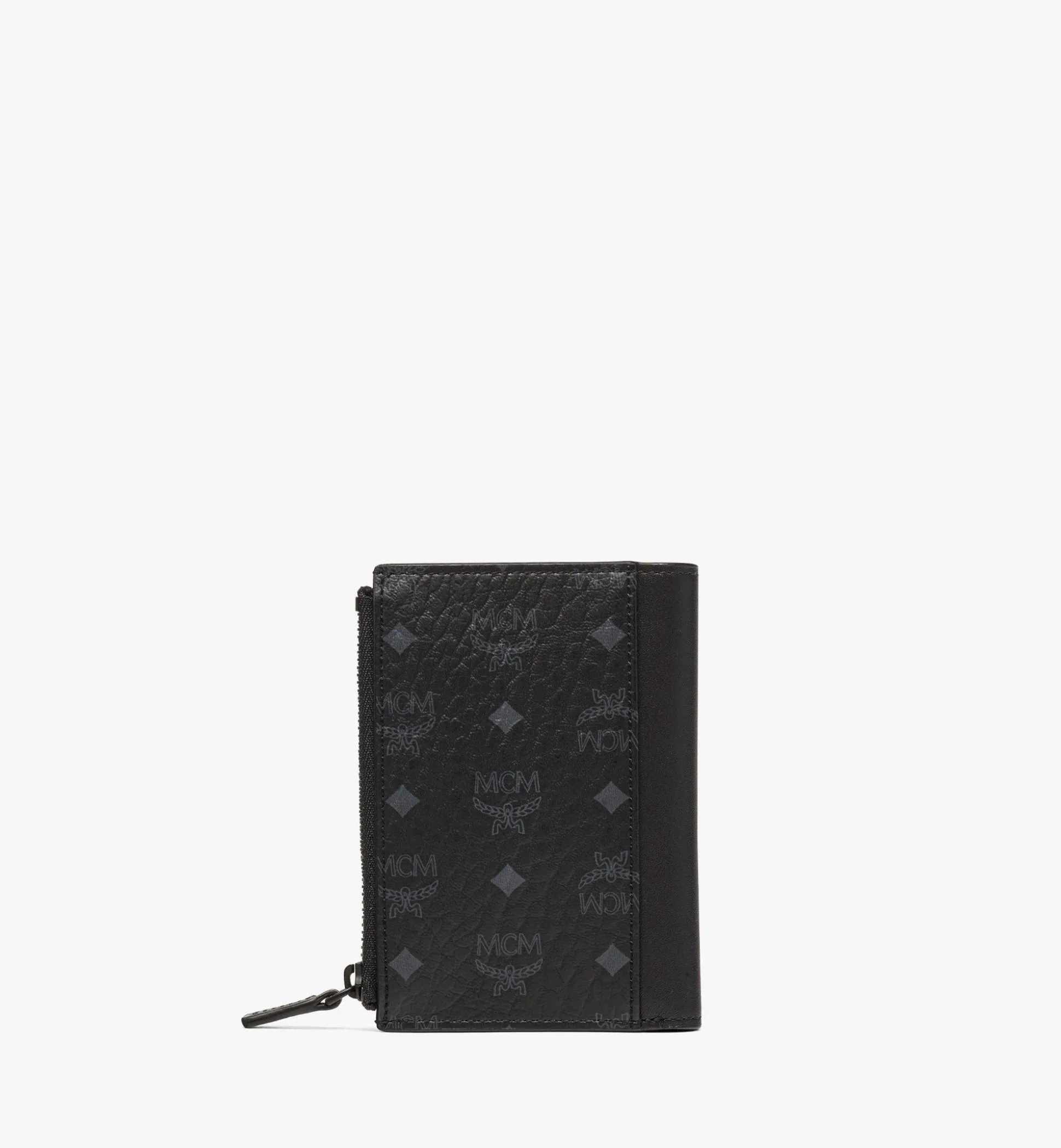 Mcm Tech Gefaltetes Portemonnaie Mit Schnappverschluss In Visetos Leder-Mix