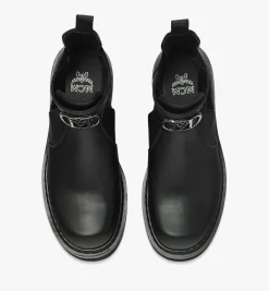 Mode Travia Open Ankle Boots Aus Kalbsleder