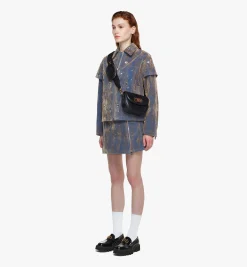 Mode Travia Umhangetasche Mit Pouch-Anhänger Aus Lammnappaleder