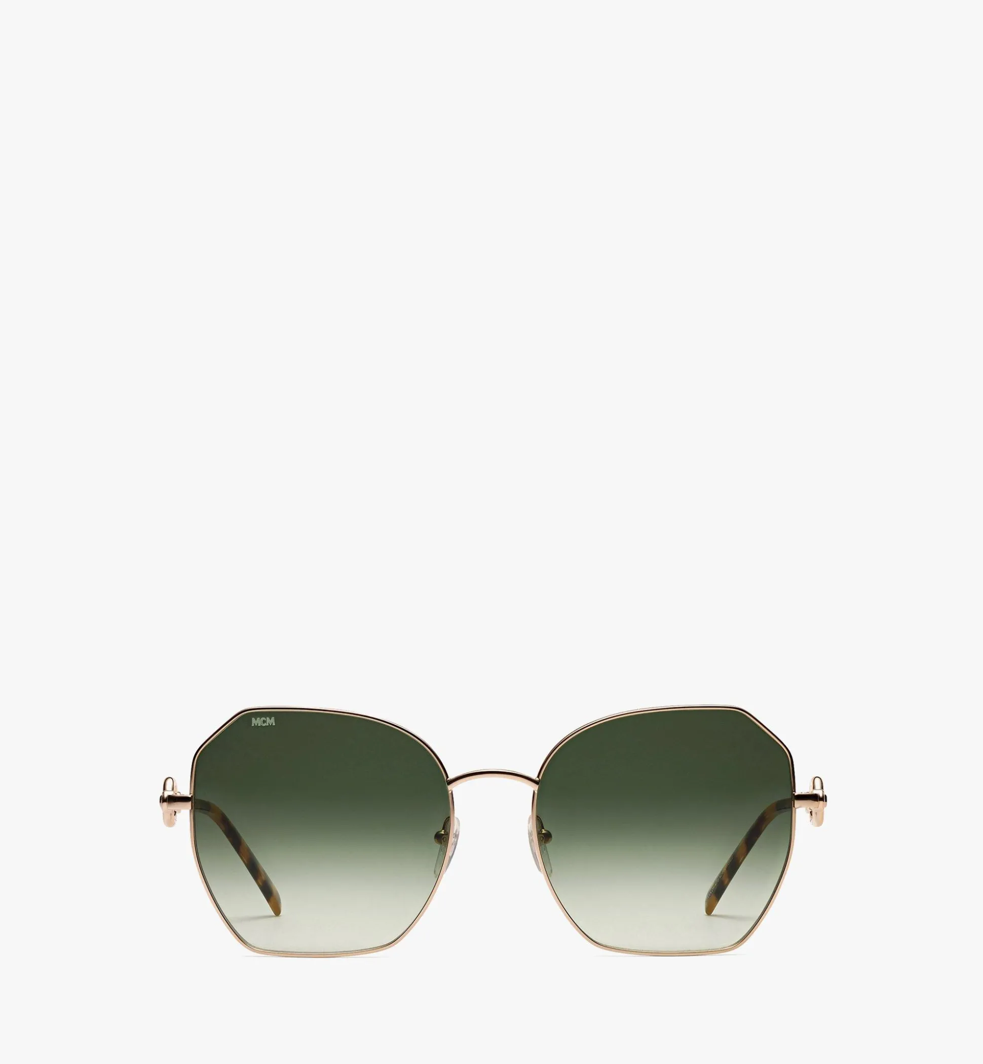 Modifizierte Rechteckige Sonnenbrille Mit Kettengliedern