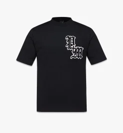 Phenomenon X Mcm Logo-T-Shirt In Big Visetos Fur Herren