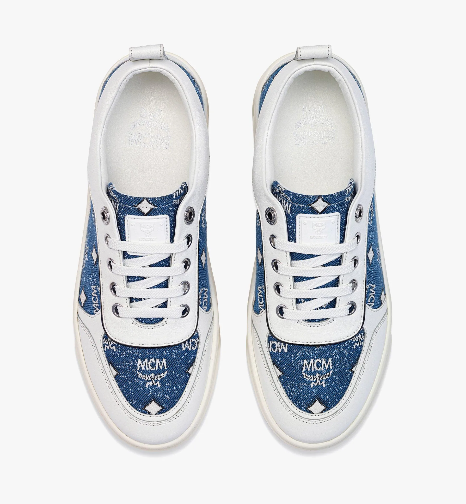 Plateausneaker Skyward In Vintage Denim Jacquard