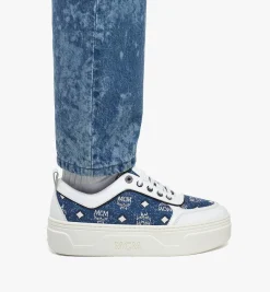Plateausneaker Skyward In Vintage Denim Jacquard