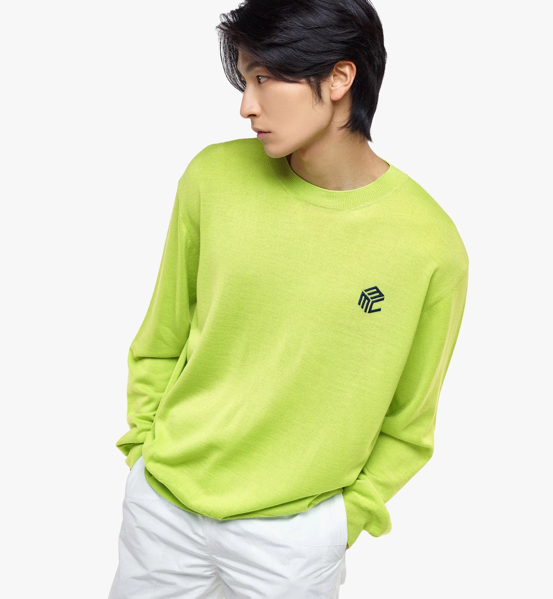 Pullover Aus Wolle Mit Cubic-Logo