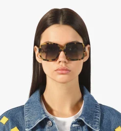 Quadratische Sonnenbrille